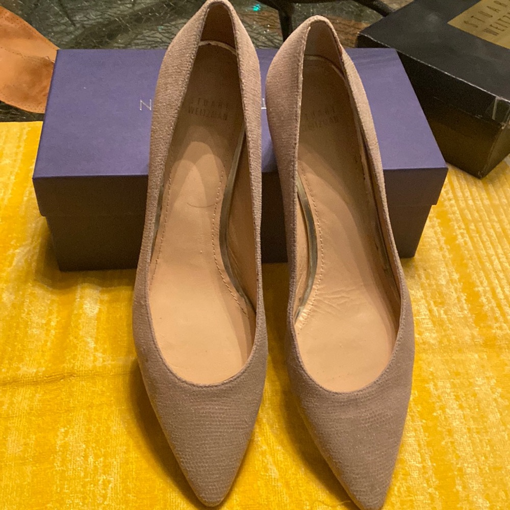 Stuart Weitzman wedge shoe. Perfect shape
